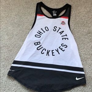 Nike Women’s Ohio State Buckeyes Dri Fit Tank Top